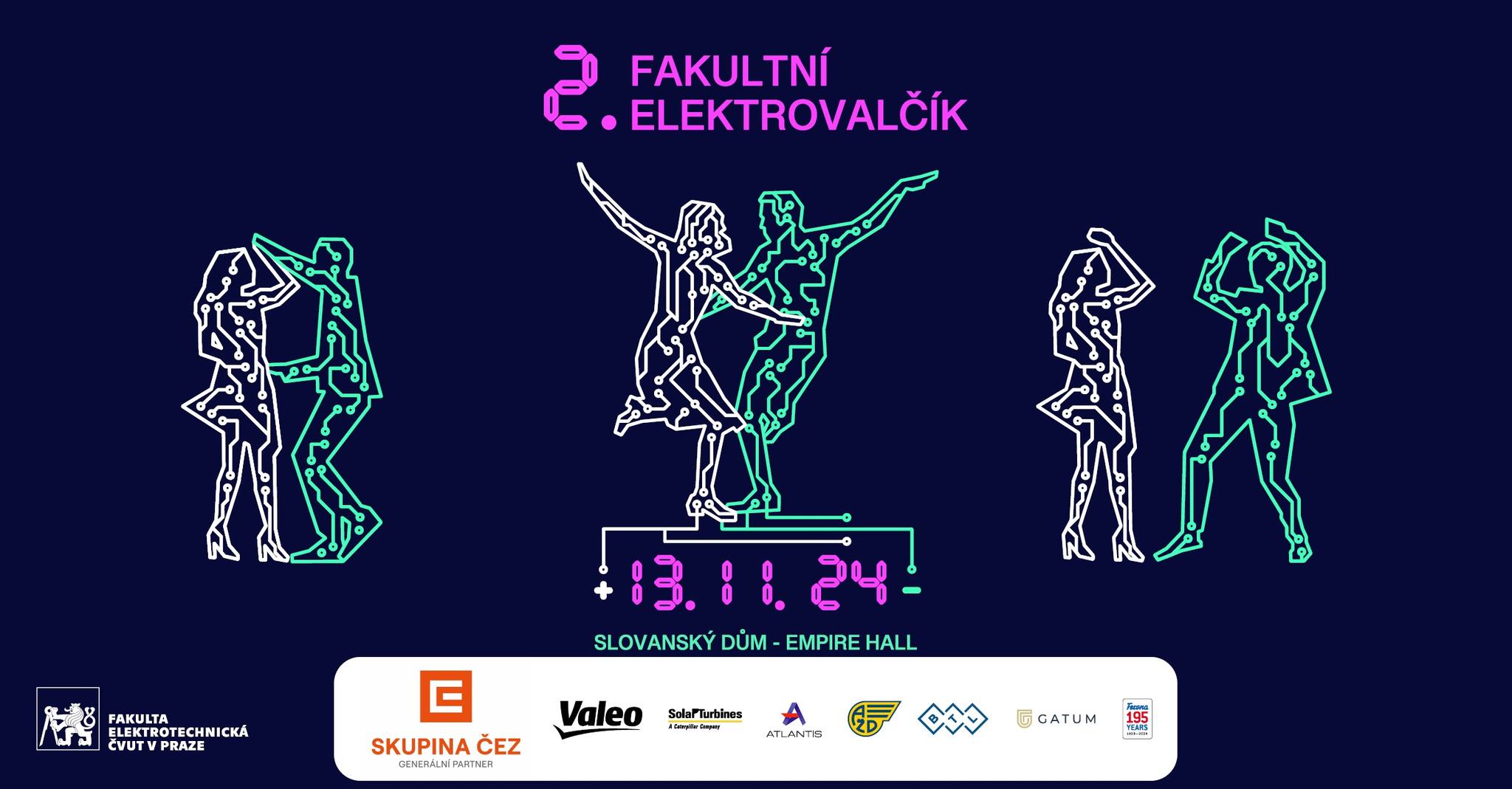 2. Fakultní elektrovalčík - ples Fakulty elektrotechnické ČVUT