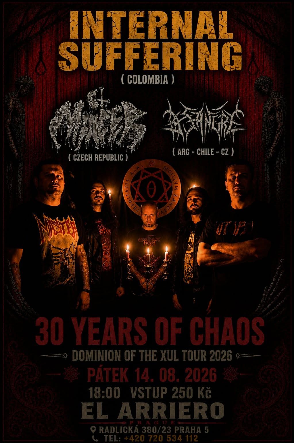 INTERNAL SUFFERING ( KOL ) ST. MINCER ( CZ ) LA SANGRE ( ARG - CHILE - CZ )