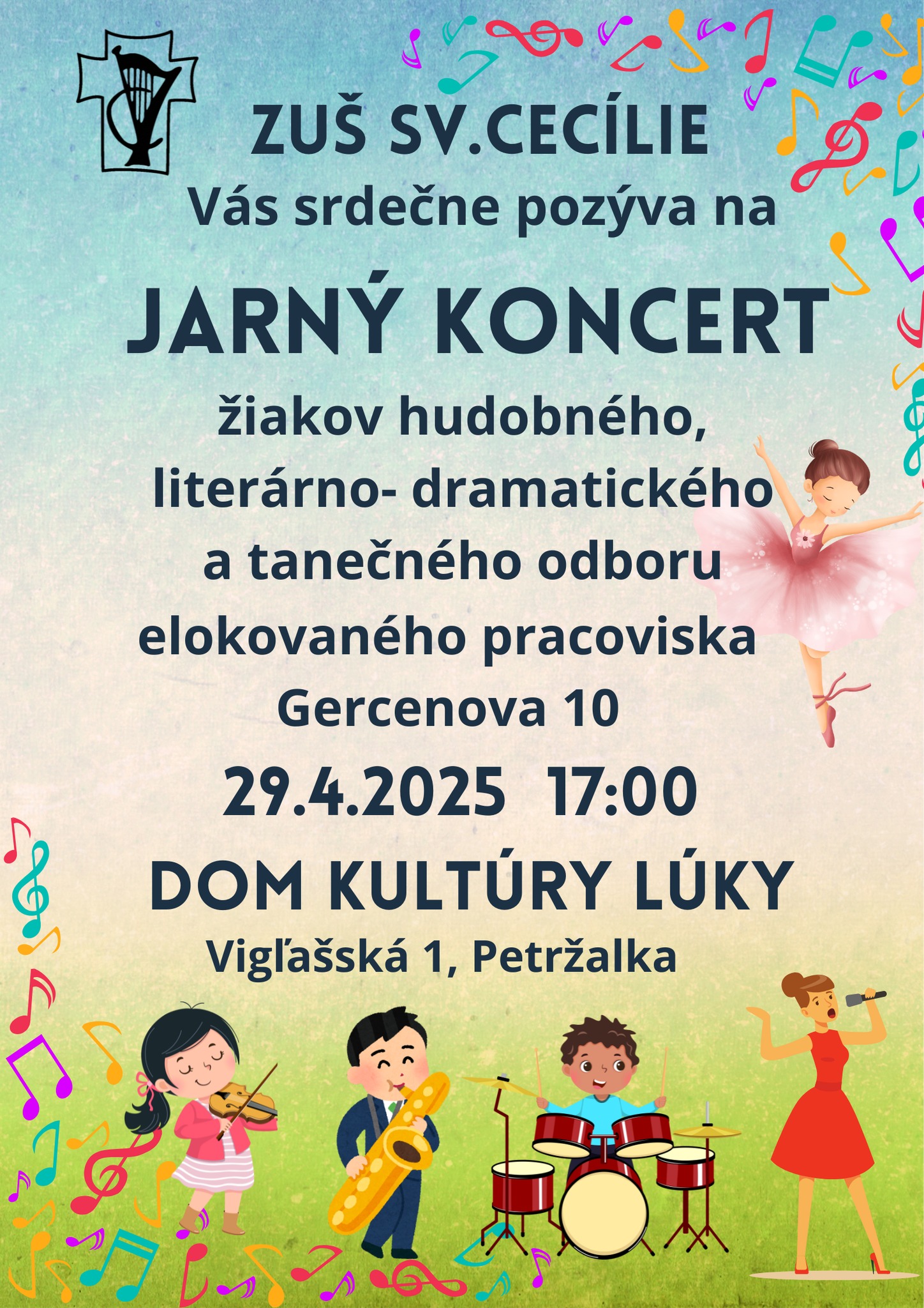 Jarný koncert žiakov elokovaného pracoviska Gercenova