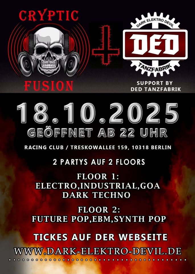 Cryptic Fusion Party supportet by DED TANZFABRIK