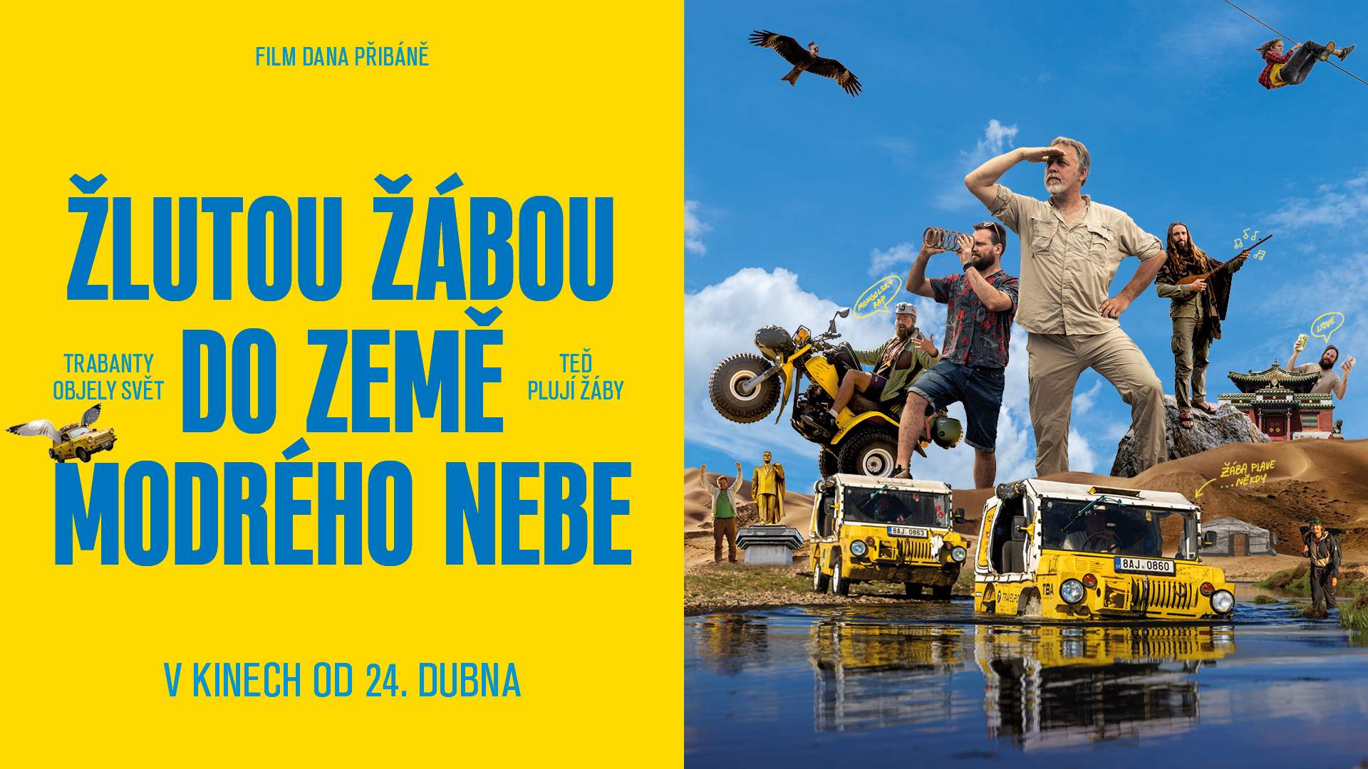 ŽLUTOU ŽÁBOU DO ZEMĚ MODRÉHO NEBE | Předpremiéra ve Scalce