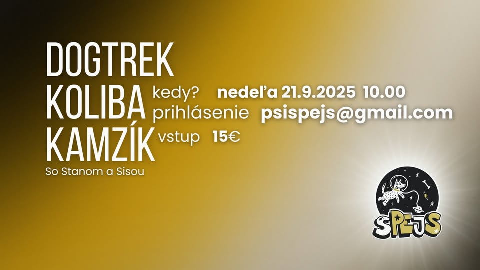 Socializačná prechádzka/ DOGTREK Koliba Kamzík