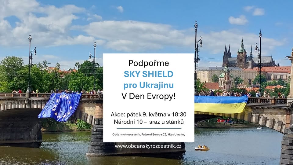 Podpořme Sky Shield pro Ukrajinu v Den Evropy