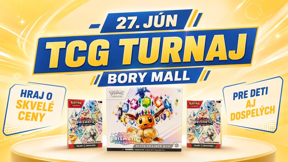 Pokémon turnaj v Bory Mall!