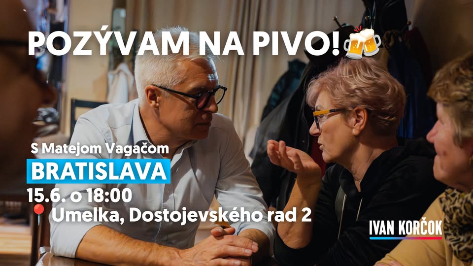 Pozývam na jedno v Bratislave! 🍻
