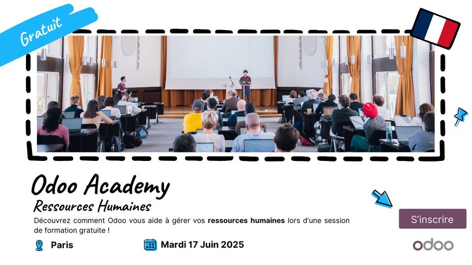 Odoo Academy Ressources Humaines - Paris