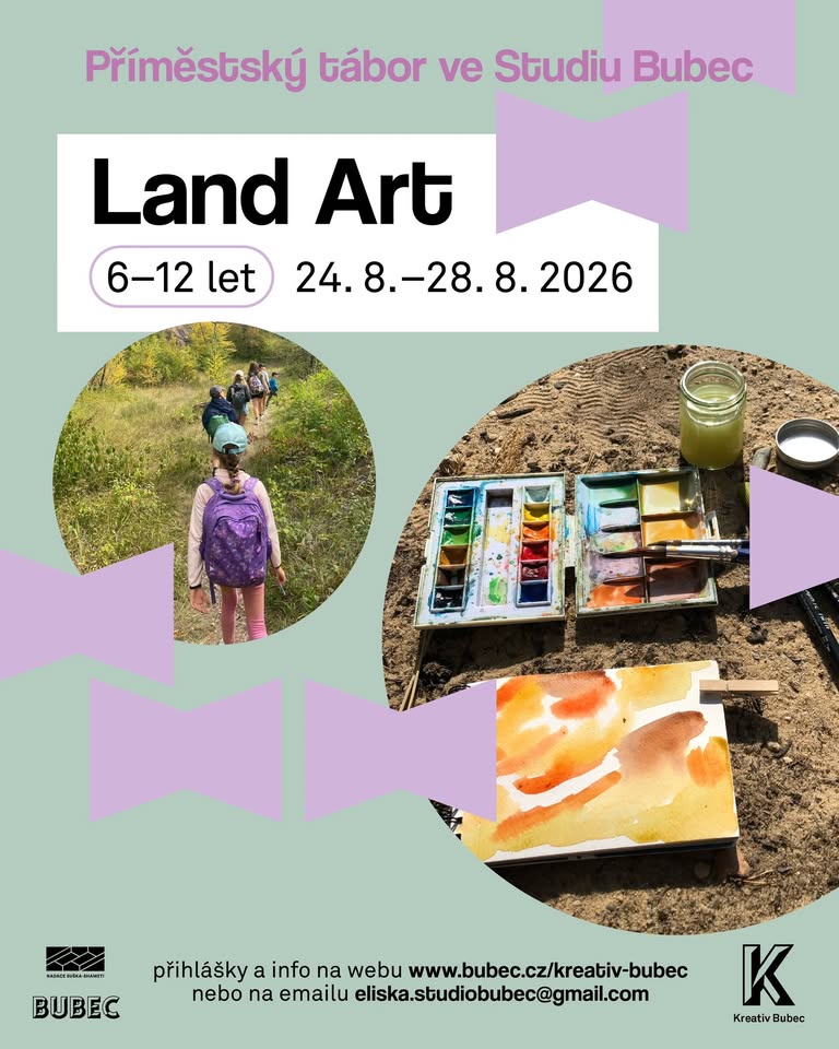 Land Art 🌿 Příměstský tábor ve Studiu Bubec