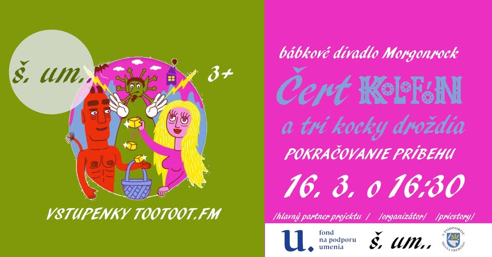 Čert KOLOFÓN a tri kocky droždia - pokračovanie príbehu (3+)