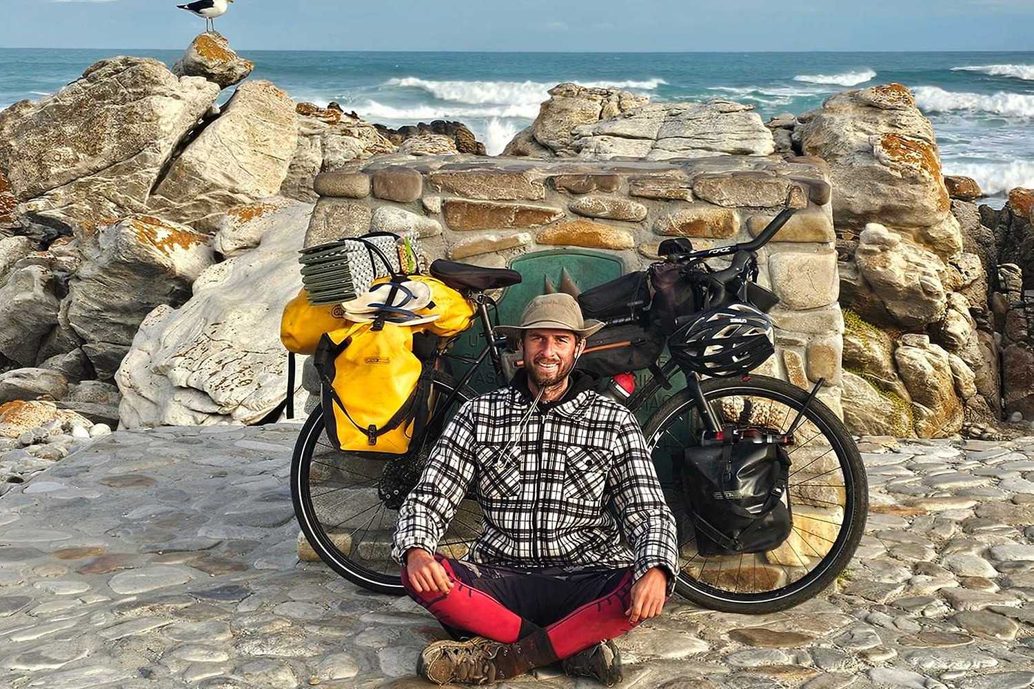 Afrikou sólo na bicykli