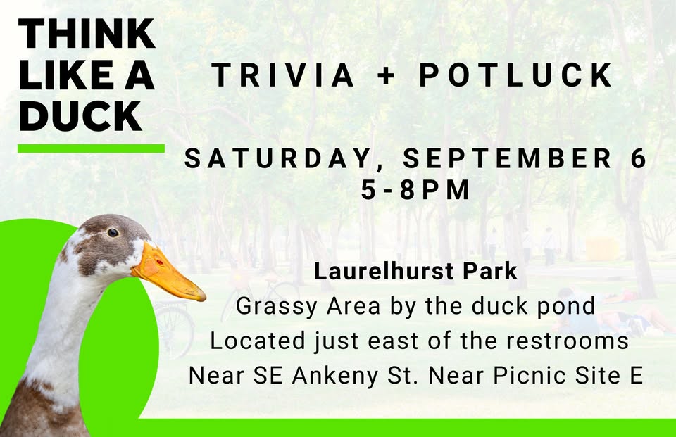 Think Like a Duck: Trivia + Potluck — With Prizes!