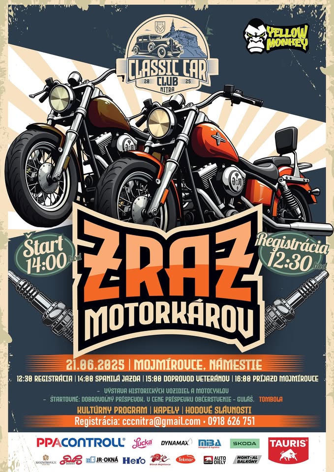 Zraz motorkárov