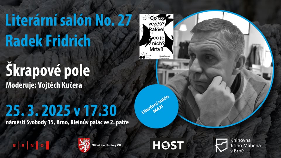 Literární salón No. 27: Radek Fridrich: Škrapové pole