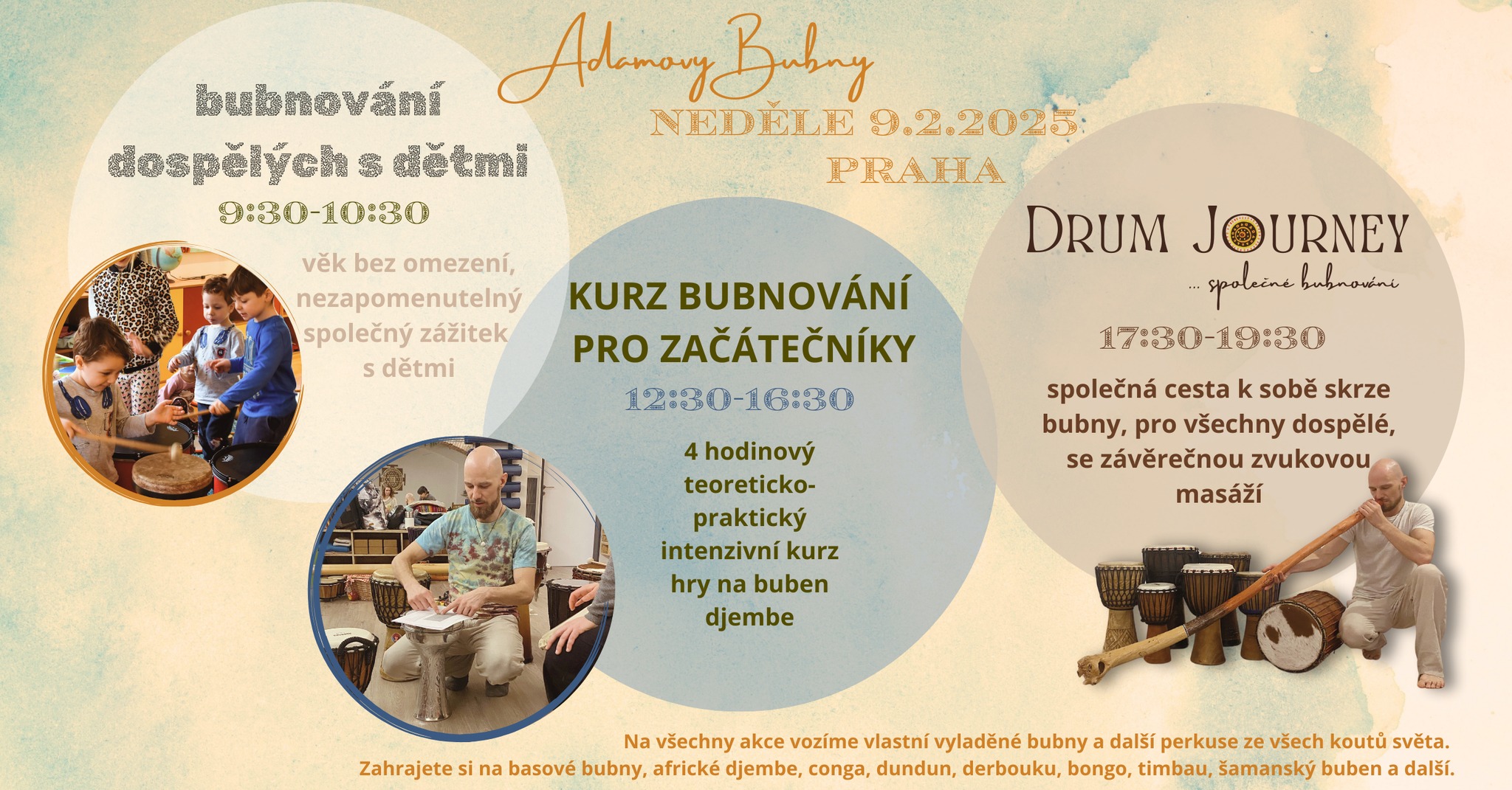ADAMOVY BUBNY pro veřejnost Praha 9.2.2025