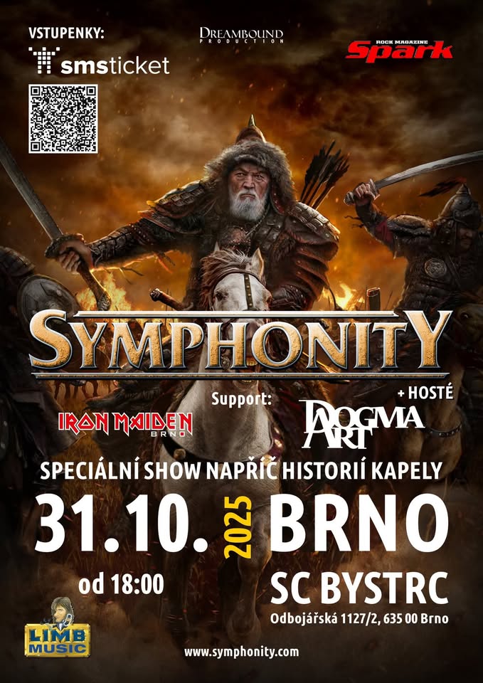 Symphonity + Dogma Art + Iron Maiden Brno