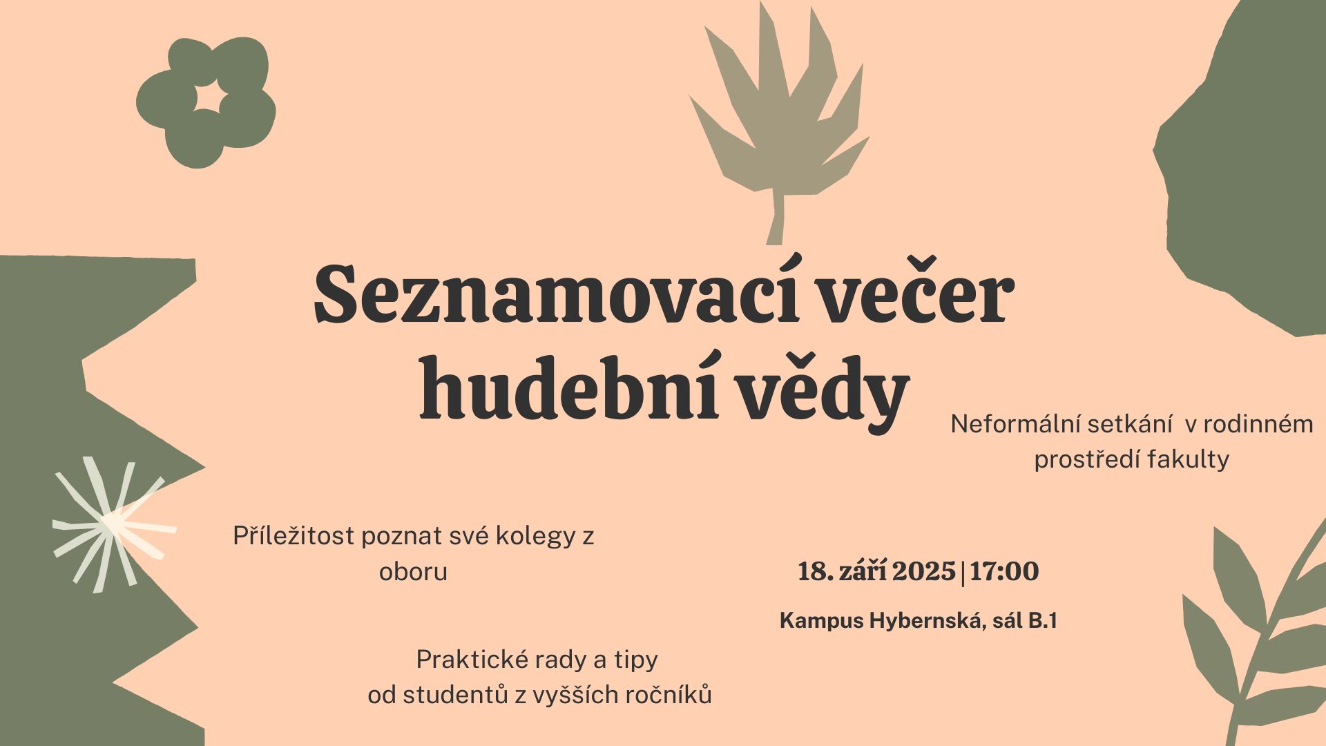 Seznamovací večer Ústavu hudební vědy