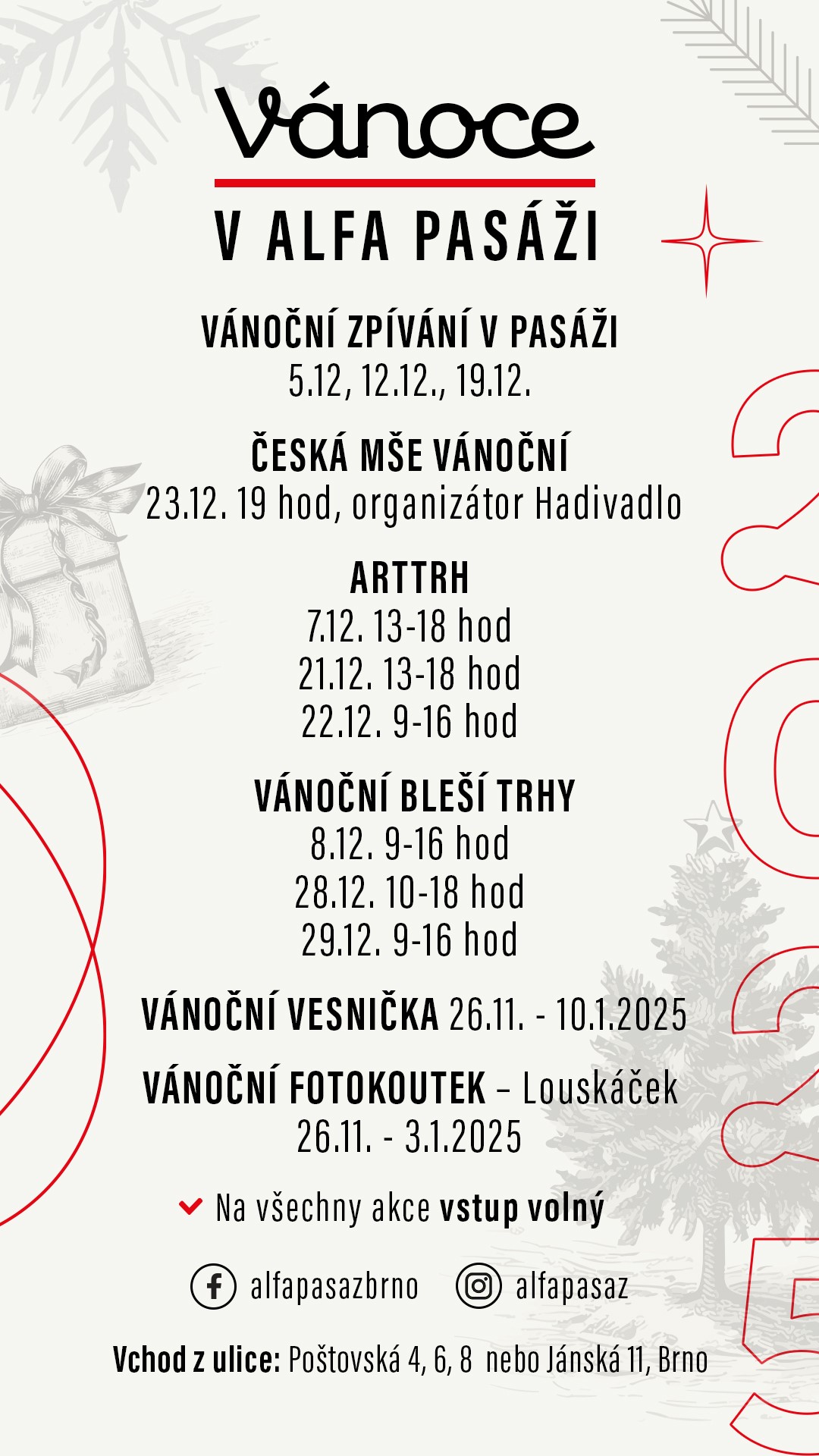 Bleší trh - flea market  ALFAPASSAGE Brno