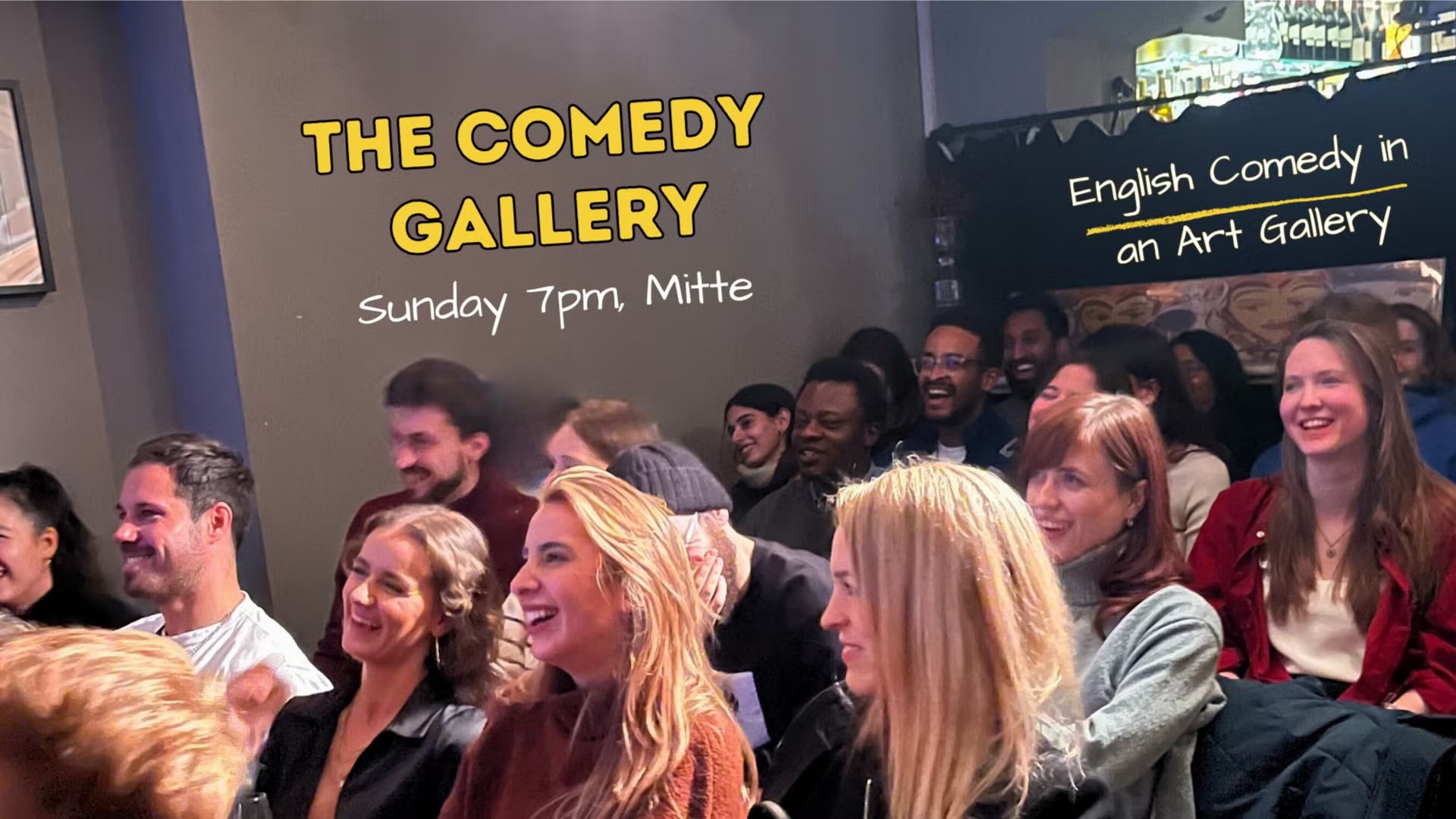 Comedy in an Art Gallery (Mitte) 😍 - Kindly read event description