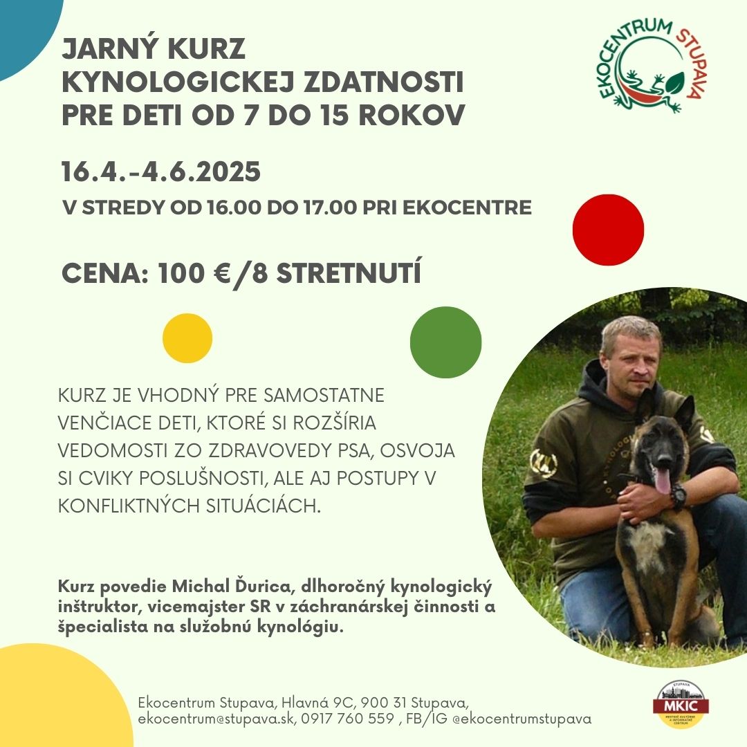 Kurz kynologickej zdatnosti pre deti