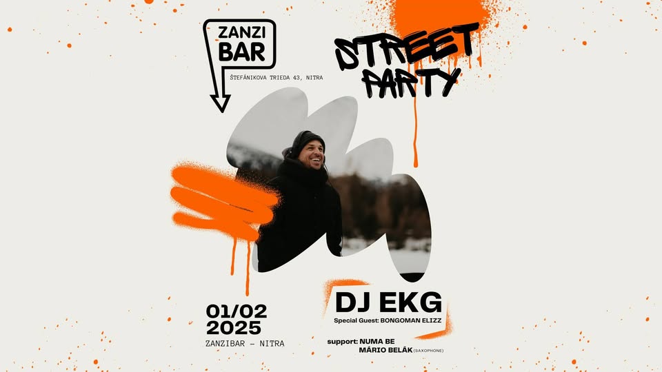 WINTER ZANZIBAR PARTY NA ULICI S DJ EKG / NITRA / 1.2 2025