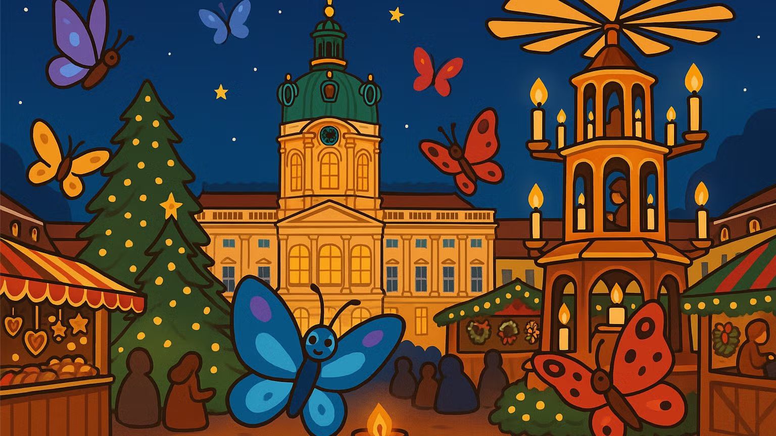Charlottenburg Castle Christmas Market - Social Butterfly Club 🦋