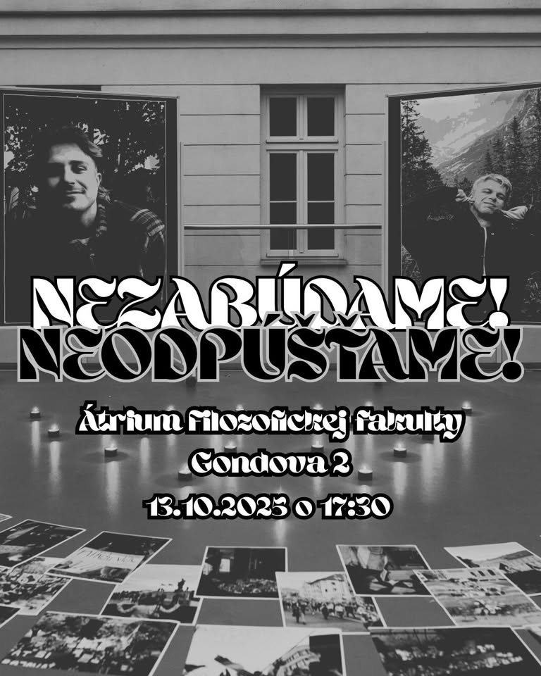 Nezabúdame, neodpúšťame - spomienka na Matúša a Juraja