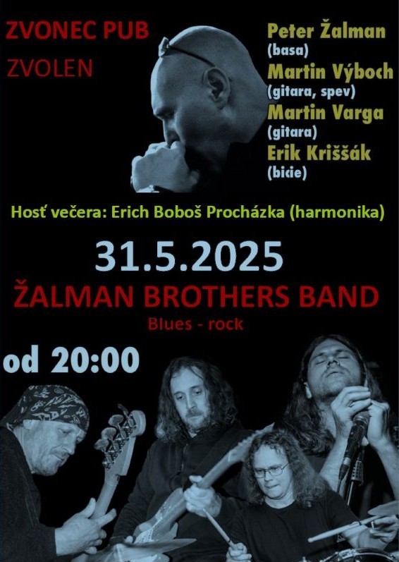 Žalmani vo Zvolene´s Bobošom - Zvonec Pub