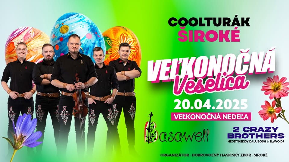 ŠIROKÉ COOLTURÁK VEĽKONOČNÁ VESELICA
