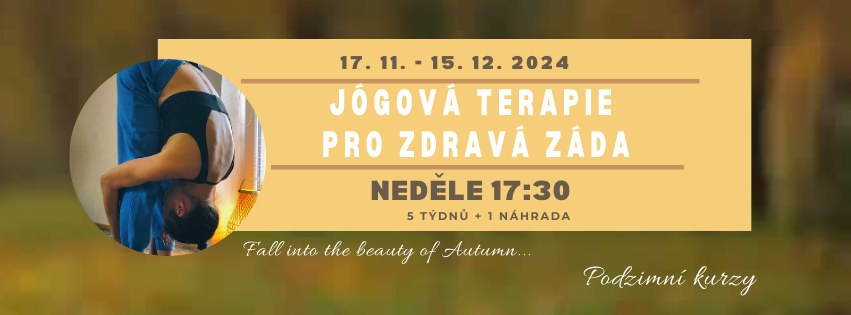 JÓGOVÁ TERAPIE PRO ZDRAVÁ ZÁDA