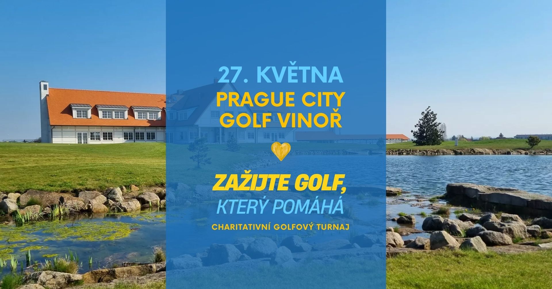 Vinoř - Golf, který pomáhá