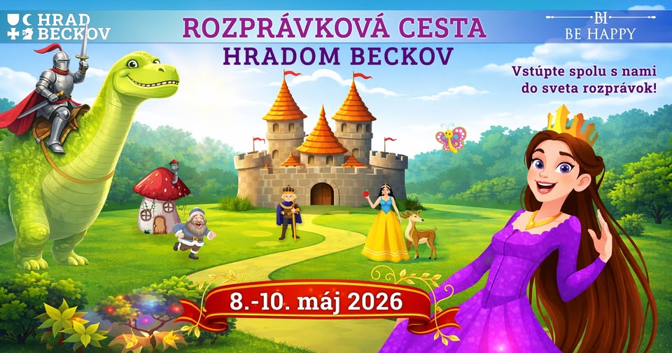 Rozprávková cesta hradom Beckov 2026
