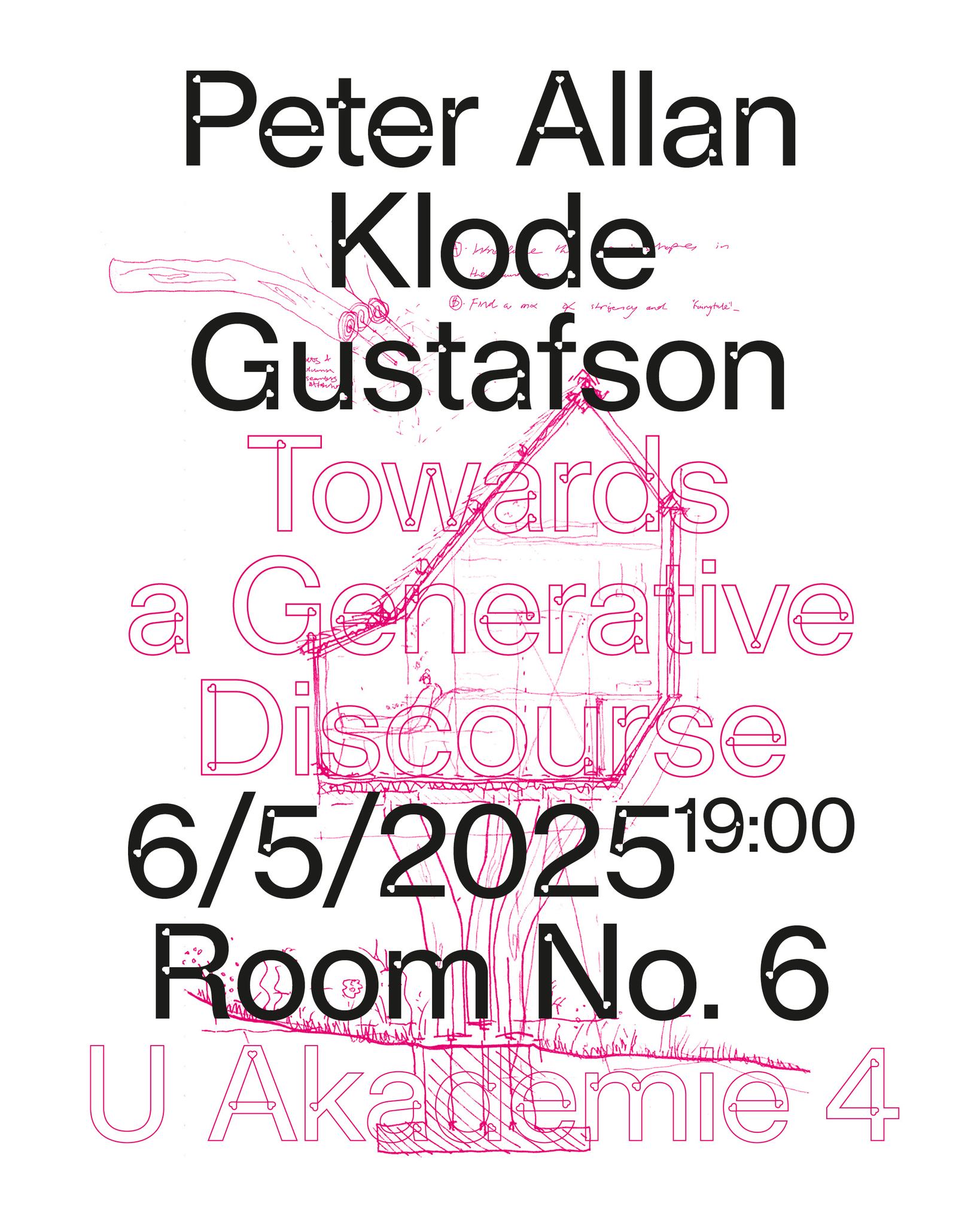 Peter Allan Klode Gustafson / Taaod - Towards a Generative Discourse