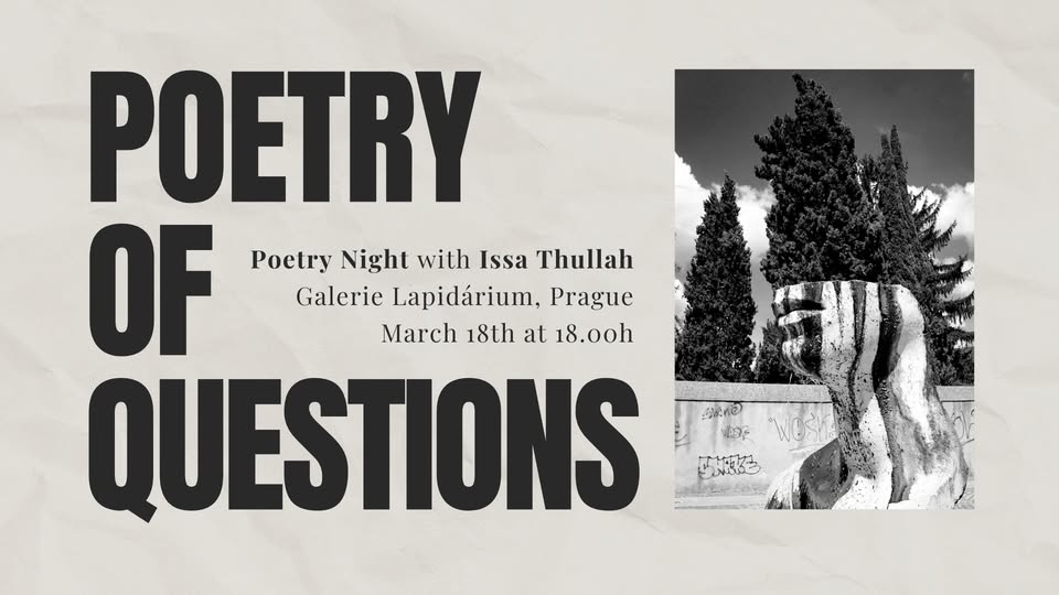 Poetry Night with Issa Thullah & Utku Kocak