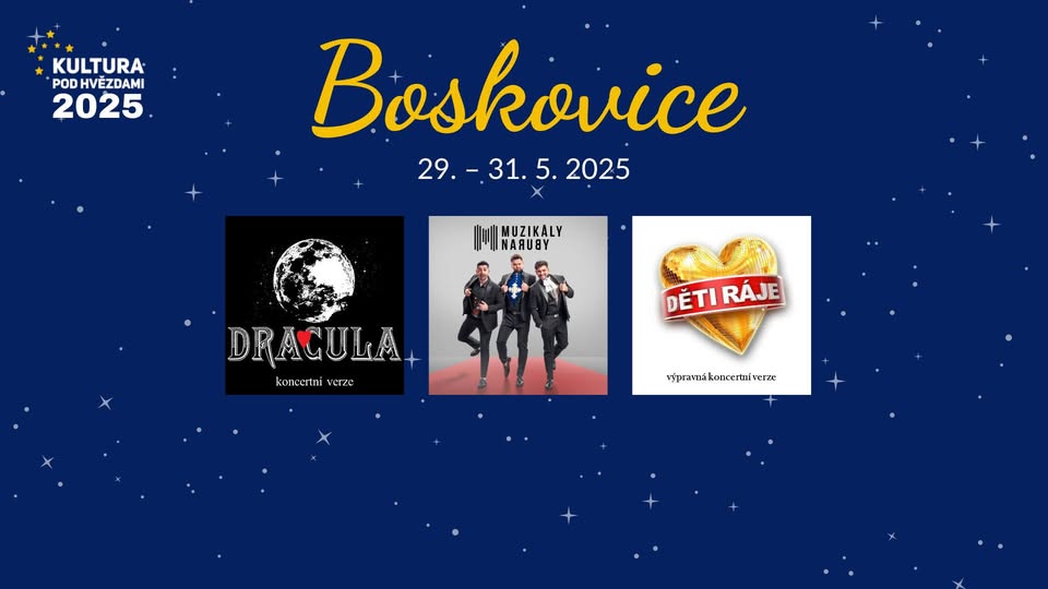 Kultura pod hvězdami v Boskovicích!