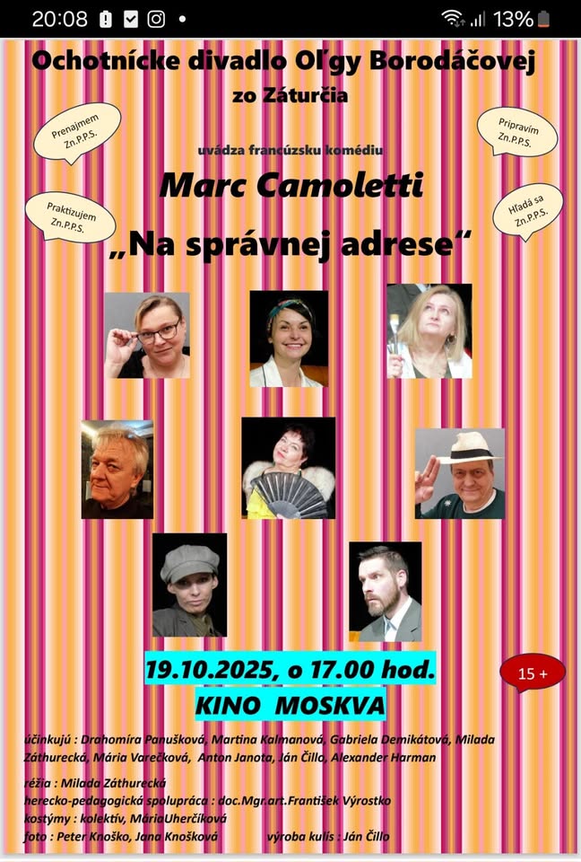 Marc Camoletti "Na správnej adrese "
