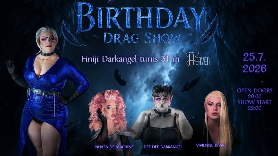 Finiji Darkangel turns 31 in Heaven club - birthday drag show