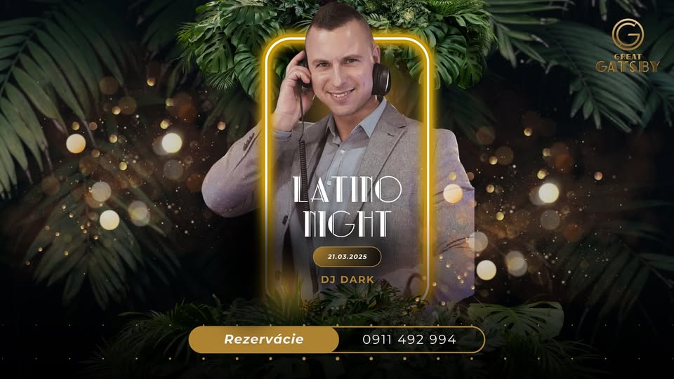 🔥💃 LATINO NIGHT S DJ DARKOM – Piatok 21. marca 🇪🇸🎶
