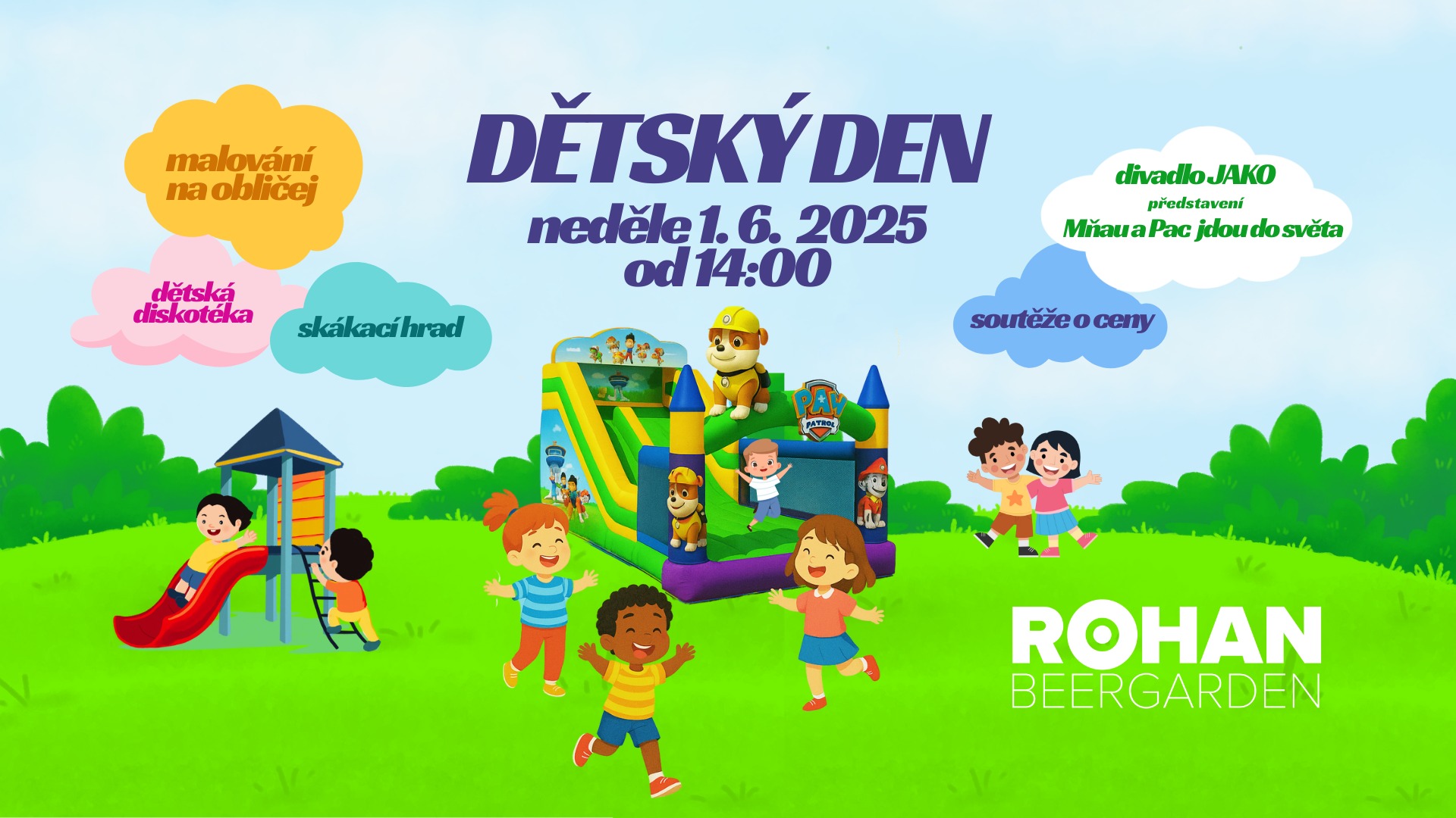 🎉 DĚTSKÝ DEN na Rohanu 🎈