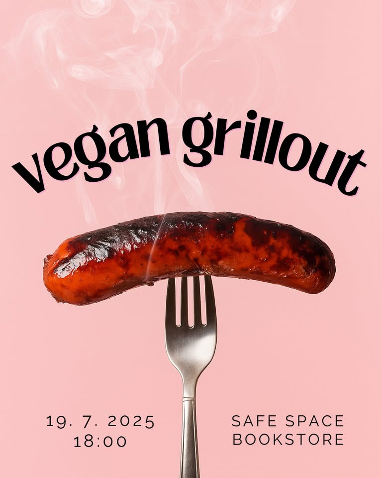 Vegan grillout in Safe space bookstore