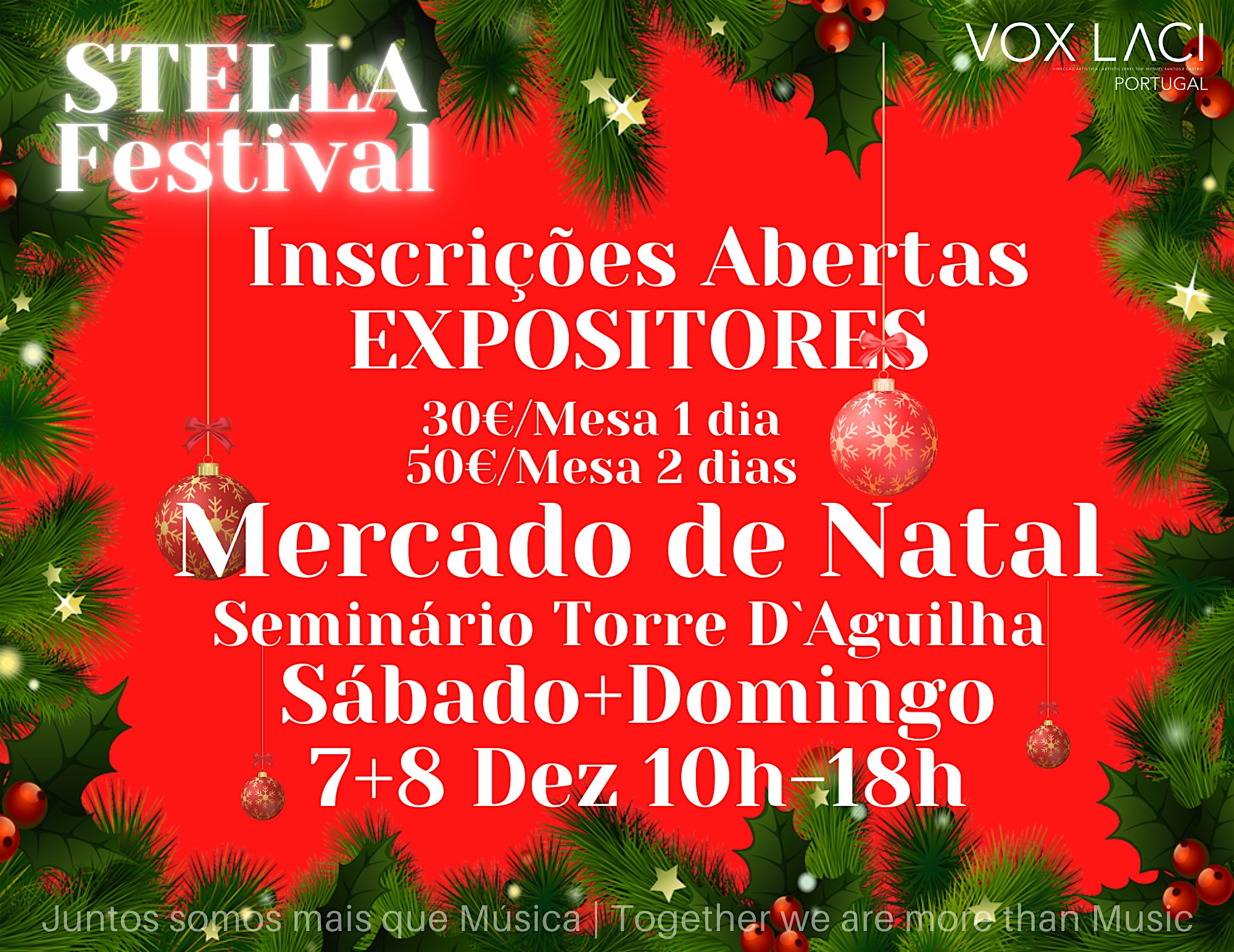 EXPOSITOR no MERCADO de NATAL STELLA