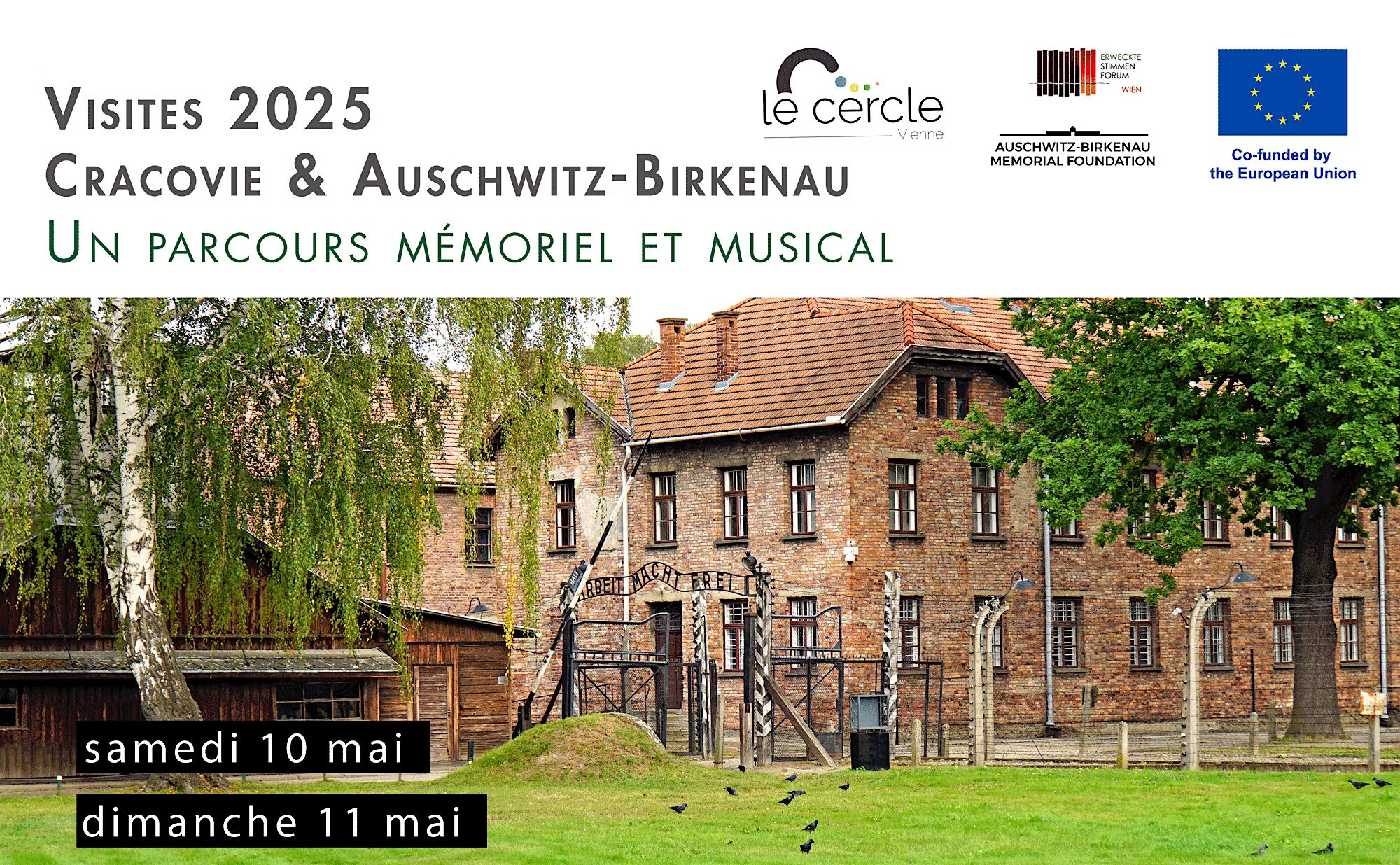 Parcours mémoriel et musical - Auschwitz & Cracovie  – 5ᵉ édition