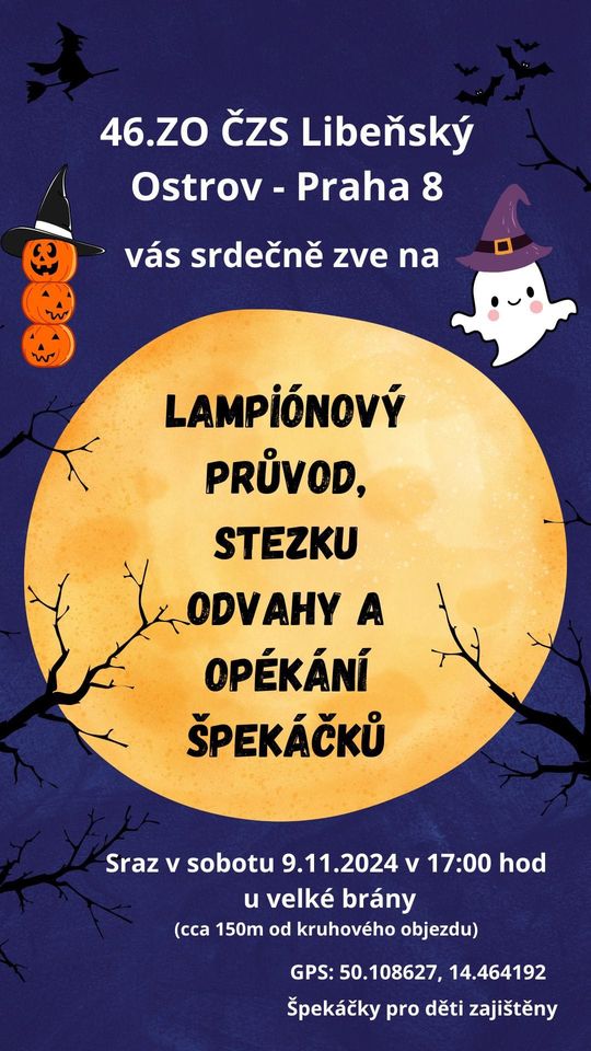 Lampiónový průvod a stezka odvahy 👀👻