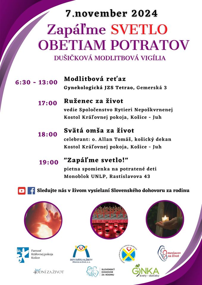Zapáľme svetlo obetiam potratov