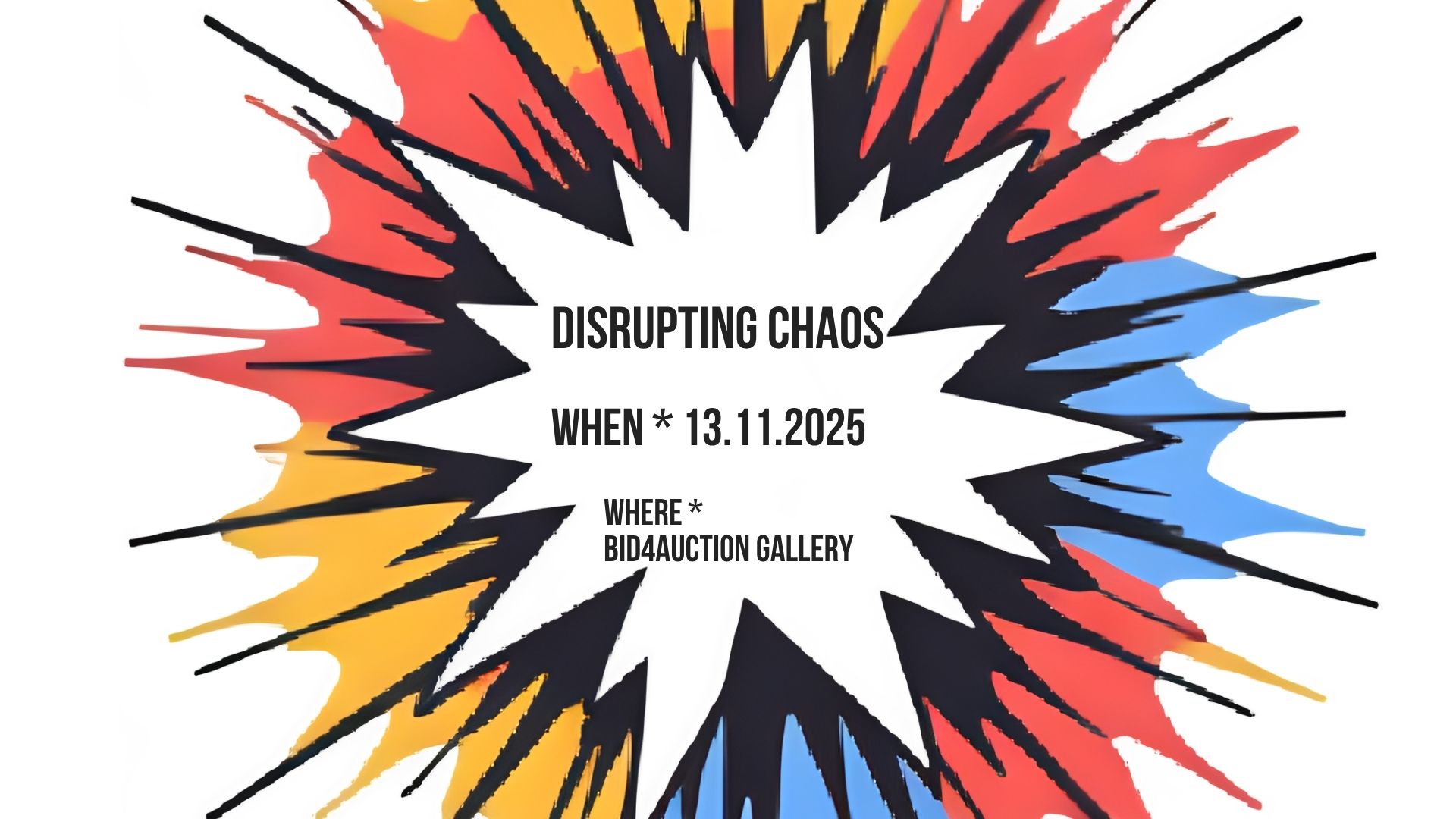 Disrupting Chaos Art show