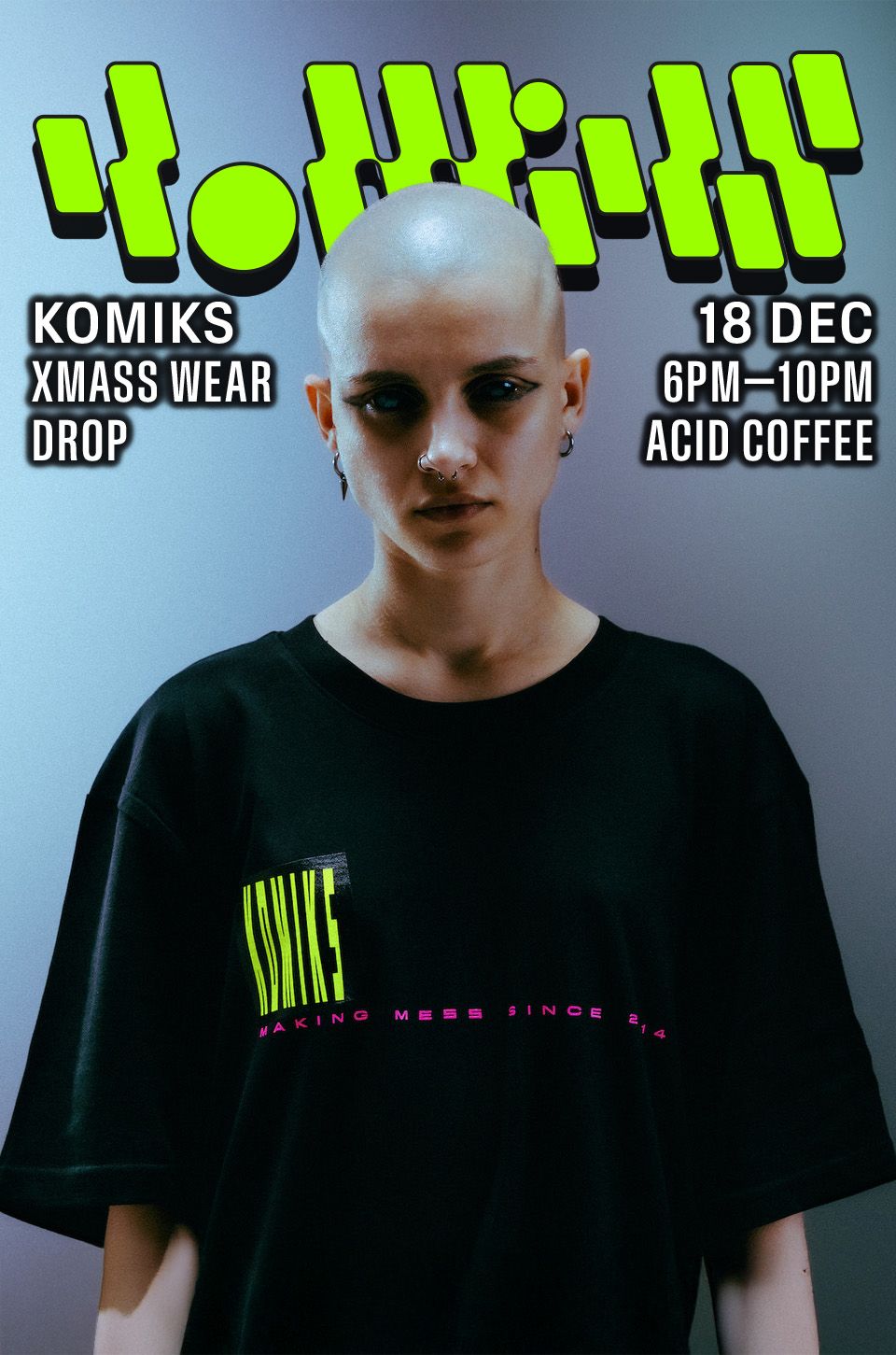 Komiks Wear Drop - Xmass Edition @ Acid Coffee