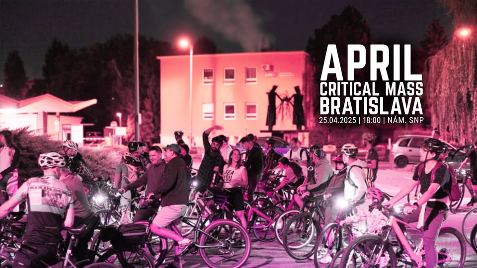 ⁠Cyklojazda Critical Mass Aprílová - Nie spaľovni! 🚫🏭