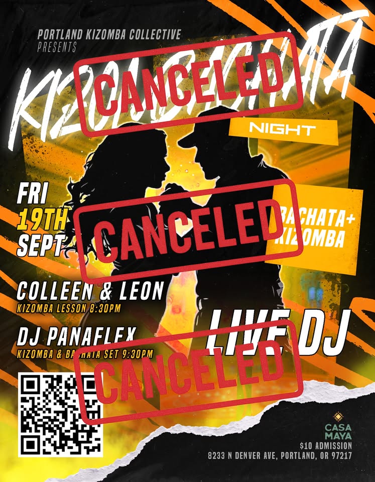 *CANCELED* KizomBachata Night Vol X: Bachata + Kizomba
