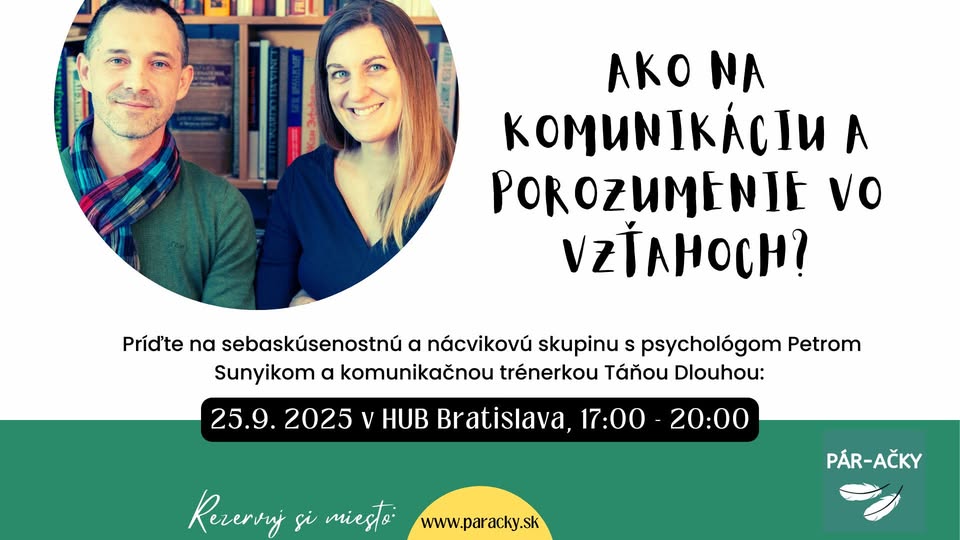 PÁR-ačky: Ako na porozumenie vo vzťahoch