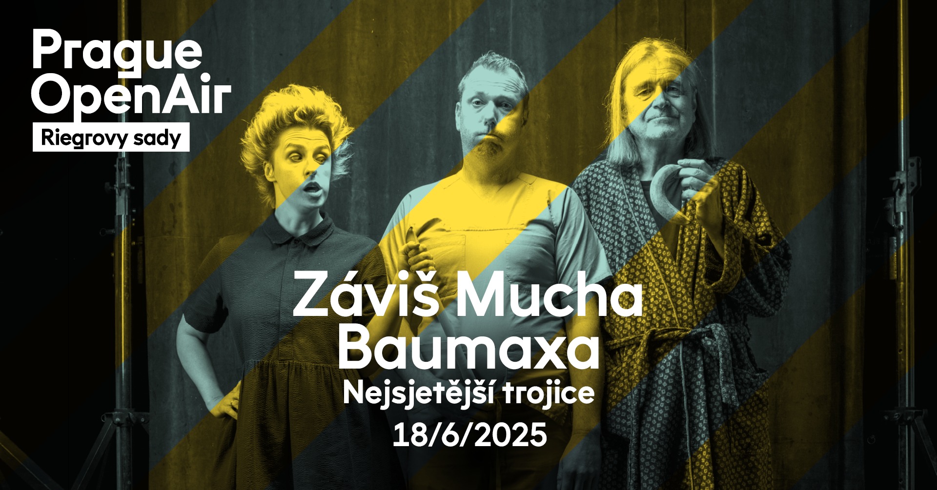 Nejsjetější trojice: Záviš + Mucha + Baumaxa | Prague Open Air