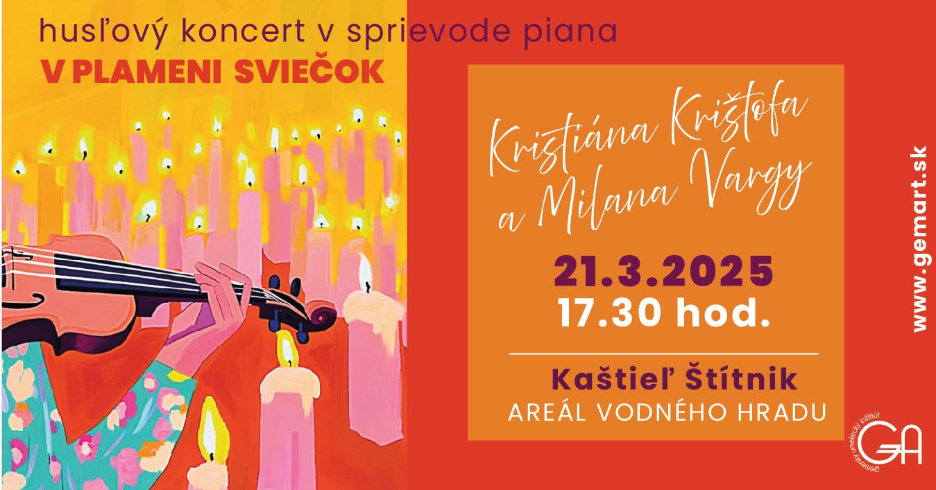 Koncert v plameni svietok - Husľový koncert v sprievode piana - Kristián Krištof a Milan Varga
