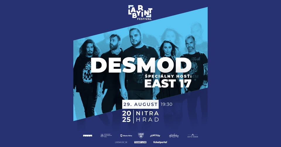 DESmod + špeciálny hosť EAST 17 - Nitra - Labyrint Fest 2025
